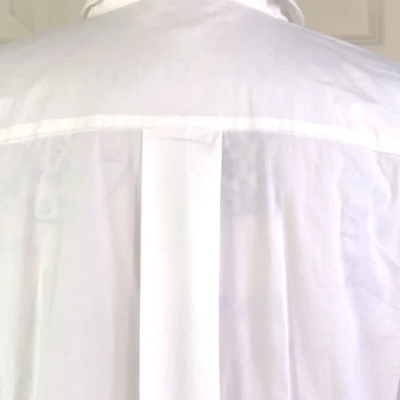 Marled Bell Sleeve White Blouse - Picture 7 of 10